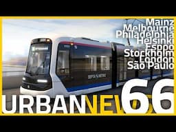 New Trams for Philadelphia | São Paulo Metro Extension | Škoda Trams in mainz | Urban News 66