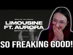 Bring Me The Horizon - liMOusIne ft. AURORA (Live) I Singer Reacts