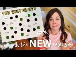 March TBR University II All the 2025 NEW Release Books + Books for Realmathon!