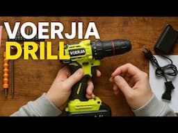 Voerjia Drill Screwdriver Unboxing And Review