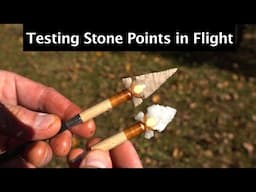 Stone Points in Flight...How do they fly??