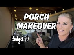 Porch Makeover With A Zero Dollar Budget