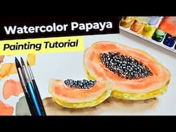 Watercolor for Beginners Fruit Painting Easy