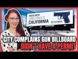 Locals Complain Gun Billboard Didn't Have a Permit