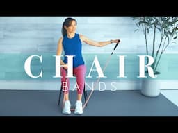 Seated Strength Workout / Chair Exercises with Resistance Bands for Seniors & Beginners