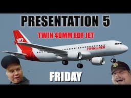 XFly Airbus 320 Twinliner Twin 40mm 12 blade EDF RC jet PNP with Decals pre-applied PRESENTATION 5