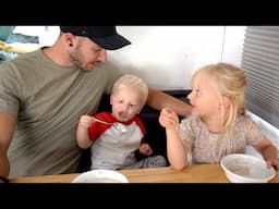 First Meal in the New Kitchen! RV KITCHEN REVEAL! RV Remodel Before and After!