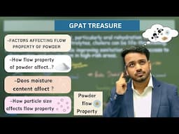 Factors affecting flow property of Powder | Powder flow property | Micromeretics #gpat #bpharma