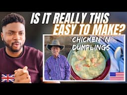 SOUTHERN STYLE CHICKEN AND DUMPLINGS! - Brit Reacts