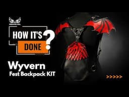 Wyvern Dragon Fest Backpack DIY KIT and Pattern