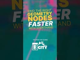 (Short) hands up if you knew this geometry nodes trick 👋 #geometrynodes #blendertutorial #b3d