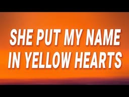 Ant Saunders - She put my name in yellow hearts (Yellow Hearts) (Lyrics)