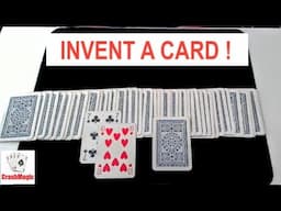 Card Invention Card Trick Performance