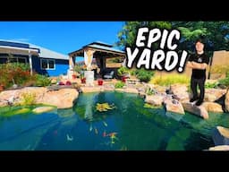 Backyard, Frontyard, Ponds and Fountains Everywhere.