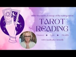 Waning Moon Tarot Reading Live 🔮 Love 💖 Money 💰 Health ✨ Insights Ahead