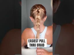 EASIEST PULL THROUGH BRAID | Audrey and Victoria #hairstyle PRODUCTS USED IN DESCRIPTION BELOW ⬇️