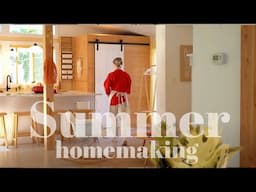SUMMER HOME RESTOCK | ORGANIZING | TIDY UP |  clean with me homemaking