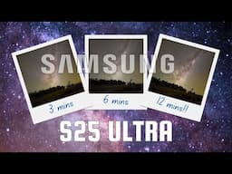 S25 Ultra Expert Raw Mode Night Sky Photos. I did it, so you dont have to.