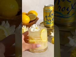 CREAMY LEMONADE 🍋 #cocktail #youtubeshorts #shorts #recipe #healthy #spring #drink #juice #lemonade