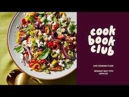 Live Cooking Class: Herby Olive Chickpea Couscous Salad