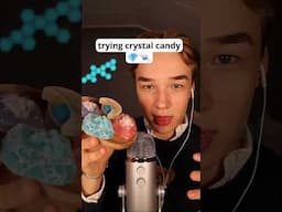 ASMR Trying Crystal Candy🔮🍬 #asmr #asmreating #asmrsounds #asmrfood #asmrcommunity #asmrvideo #relax