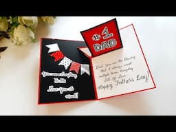 Beautiful Handmade Father's Day Card | DIY Father's Day Card Idea | Handmade Cards | Tutorial