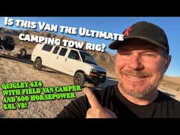 First Drive with Fred.  Quigley 4x4 Van Perfect for Camping and Towing.