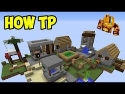 Minecraft how TELEPORT TO VILLAGE (Full Guide) (2025)