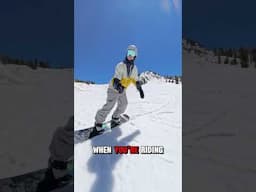 Snowboard drill for more turn types @outdoormasterUS @clewsnowboarding #snowboarding