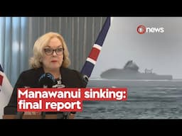Manawanui sinking: ‘Direct cause’ outlined by final report | 1News on TVNZ+