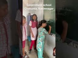 Government school in Chakunta, Karimnagar India