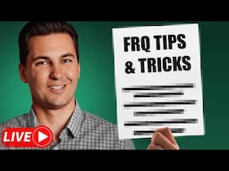APHG FRQ TIPS & TRICKS LIVE!