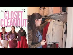 Refreshing My Closet for Spring! A #closetclearout #springcleaning