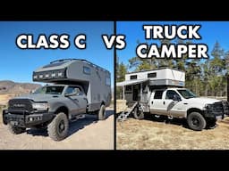 Which is Better: Truck Camper or Class C RV