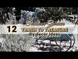 RUSTIC OUTDOOR GARDEN DIYS & DECOR IDEAS!!~Must See Thrift Flips, Dollar Store Diys, and More!