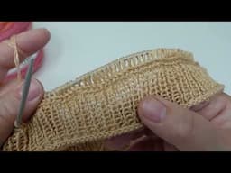 Ziernaht stricken