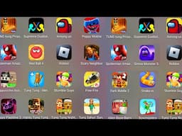 Hantu Tung Tung Sahur 3D,Capuchino Assassino,Roblox,Tung Tung Nightmare,Red Ball4,Snake.io,Free Fire