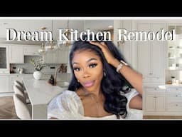 MY CUSTOM DREAM KITCHEN TRANSFORMATION. Luxury kitchen makeover start to finish pt.3  @mercygonoRN ​