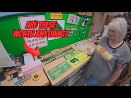 We KEPT BUYING SIGNS at Garage Sales!