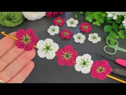 How To Crochet a Cute Flower Step By Step!
