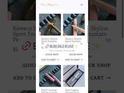 Pen & Inks Blog Sale ✨ https://lovecharmaine.com/blog-sale-2025/