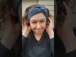 Your mission: Make the Blueberry Twist Headband (free #crochet pattern on Moogly)