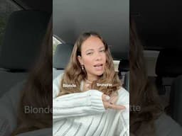 Brunette by night and blonde by day with this hair #blonde #hair #transition #haircare