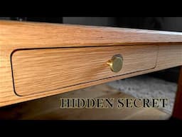 SILENT Woodworking - A table with a SECRET
