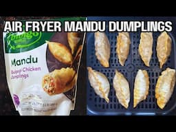 Air Fryer Frozen Mandu 🥟 Crispy Korean Dumplings in 10 Minutes! No Oil Needed - Restaurant Quality