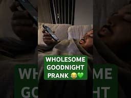 the wholesome “goodnight” trend 😂💚