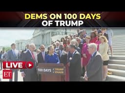 LIVE | Democrats speak on first 100 days of Trump administration on Senate Steps
