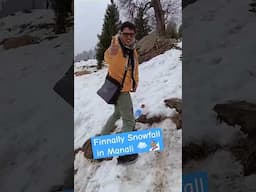 Snowfall in Manali, himachal pradesh February Update #snowfallupdate #manali_snowfall