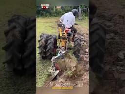 Bike Power Tiller Machine working with Tractor Attachment 😱
