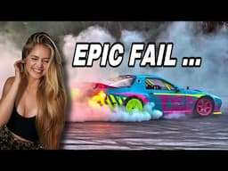 First Drift in 800HP 3 Rotor RX-7 Gone Wrong!